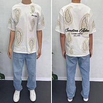 Футболка I8Denim 90585 white - делук