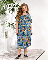 Платье Jjf 888 blue - делук