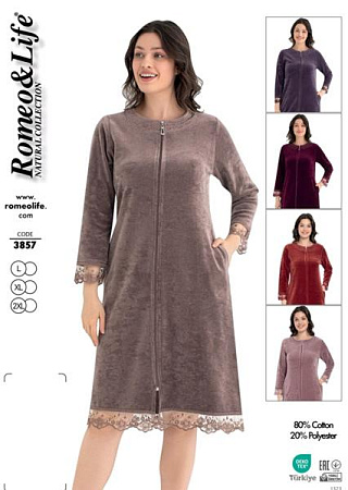 Халат Romeo Life 3857 purple - делук