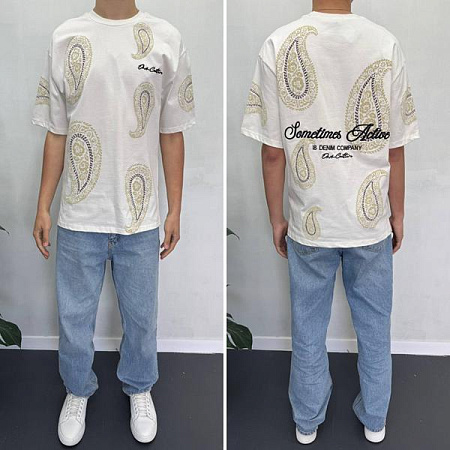 Футболка I8Denim 90585 white - делук