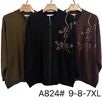 Кофта Immei A824 black - делук