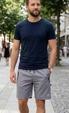 Шорты Delviago DL768 grey - делук