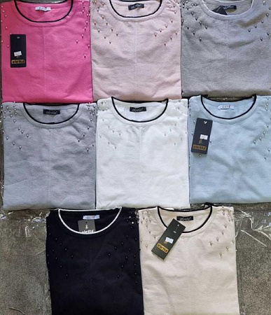 Свитер Julia JL593 l.blue - делук