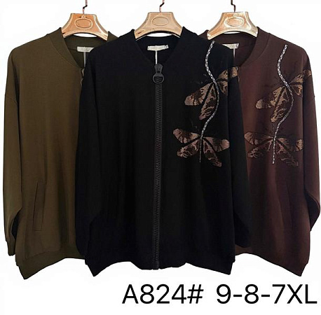 Кофта Immei A824 black - делук