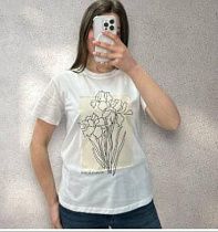 Футболка Levisha 25049 white - делук