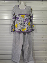 Пижама Akvarel A189 grey - делук