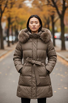 Куртка Dknsel 76716 brown - делук