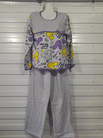 Пижама Akvarel A189 grey - делук