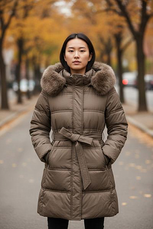 Куртка Dknsel 76716 brown - делук