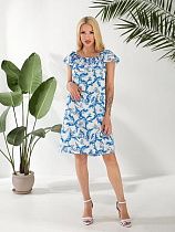 Платье Romeo Life 110 white-blue - делук