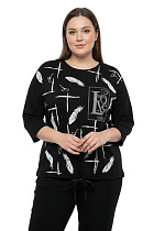 Свитер Fsn 2813 black - делук