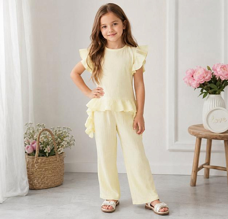 Костюм Moda School 8598 yellow butter - делук