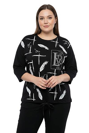 Свитер Fsn 2813 black - делук