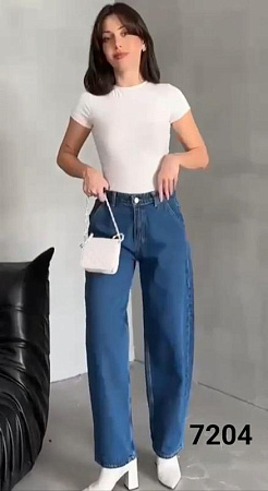 Джинсы Jeans Style 7204 blue - делук