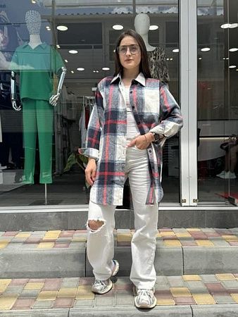 Рубашка Jjf 801-1 grey - делук