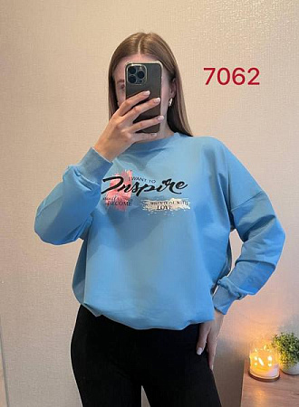 Свитер Fsn 7062 l.blue - делук