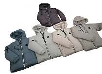 Куртка Shon S1697 brown - делук