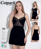 Ночнушка Cotpark 18300 black - делук