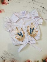 Блузка Moda School M121 white - делук