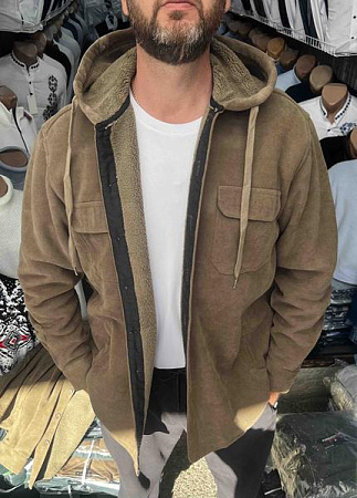 Рубашка Nik 56770 beige - делук