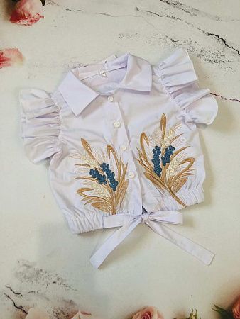Блузка Moda School M121 white - делук