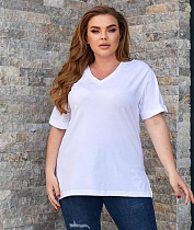 Футболка Levisha 54003 white - делук