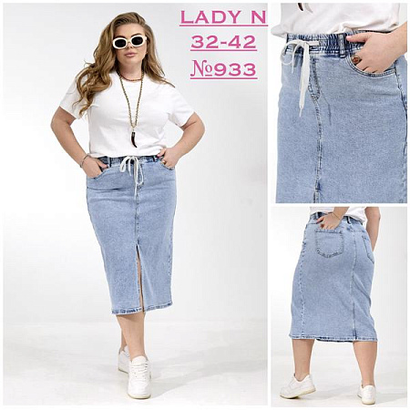 Юбка Jeans Club 933 l.blue - делук