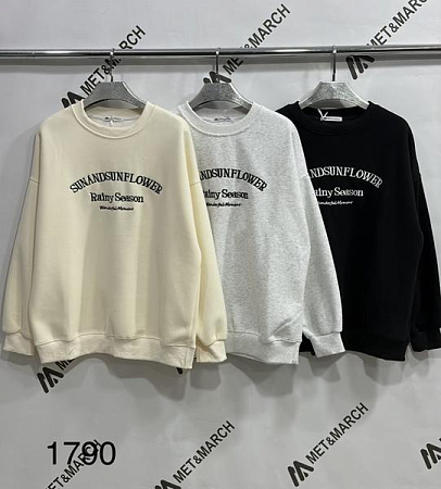 Свитер Met&March 1790 grey - делук