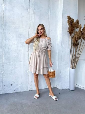 Платье Latoria 704 beige - делук