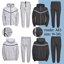 Костюм Спорт Tran A83 grey - делук