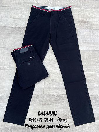 Джинсы God Baron W91113 black - делук