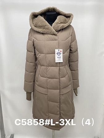 Пальто Jacket C5858 beige - делук