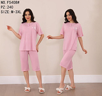 Пижама Estima F5408 pink - делук