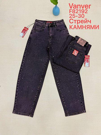 Джинсы Vanver F82192 navy - делук