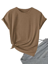 Футболка Alia AL49 brown - делук