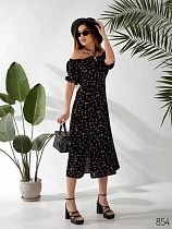 Платье Loren 854-1-1 black - делук