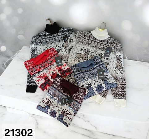 Свитер Moranny 21302 black - делук