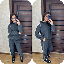 Костюм Спорт Valentina 092 d.grey - делук