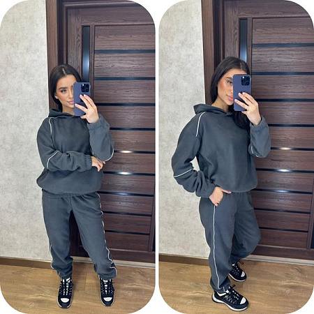 Костюм Спорт Valentina 092 d.grey - делук