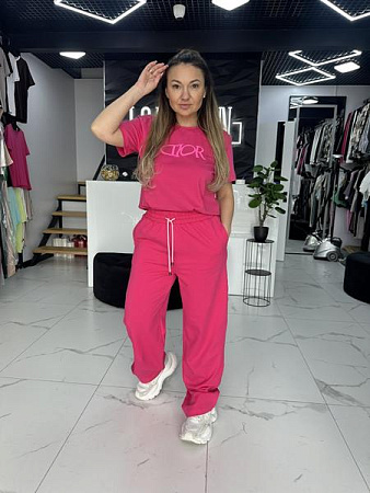 Штаны Спорт Style Nadezhda 1689 crimson - делук