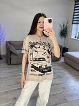 Футболка S.Style 01 beige - делук