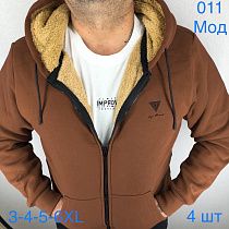 Кофта Спорт No Brand 011 brown батал - делук