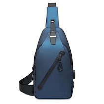 Бананка Fashion Bag 1616-3 blue - делук