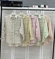 Рубашка Little Secret 25097 green - делук