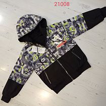 Куртка Malibu2 21008 black-grey - делук
