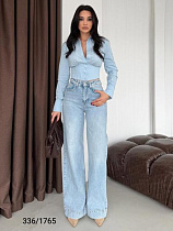 Джинсы Jeans Style 336-1765 l.blue - делук