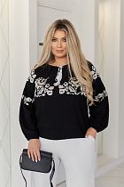 Блузка Dgmd 3377 black - делук