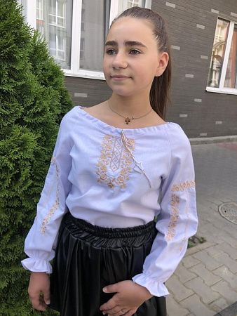 Вышиванка Moda School M18 white - делук