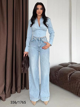 Джинсы Jeans Style 336-1765 l.blue - делук