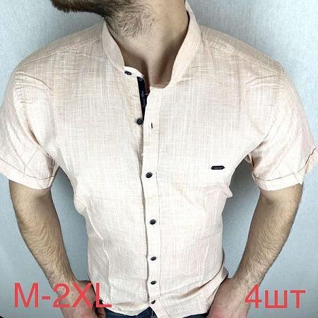Рубашка Надийка ND335 beige (M-2XL) - делук